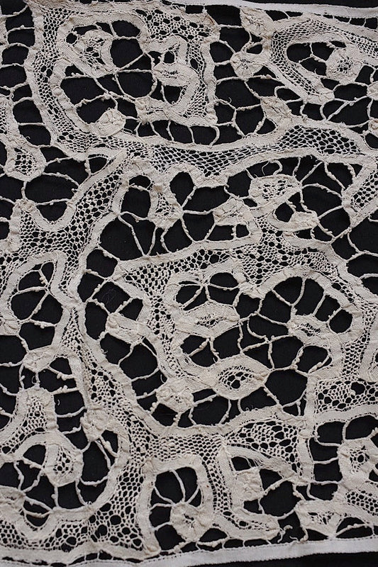 dentelle antique アンティークレース フレミッシュレース 140cm .FR a l'epoque