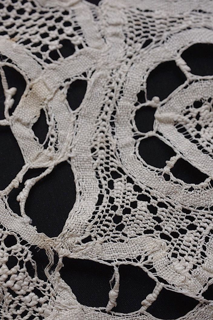dentelle antique アンティークレース フレミッシュレース 140cm .FR a l'epoque