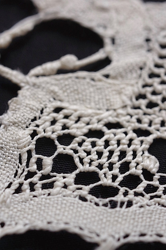 dentelle antique アンティークレース フレミッシュレース 140cm .FR a l'epoque