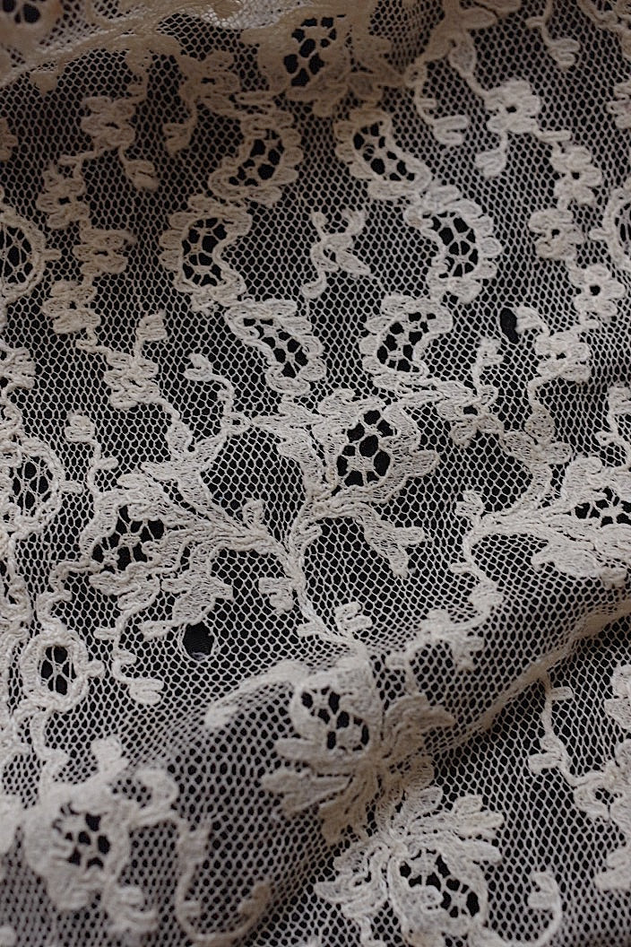 dentelle antique アンティークレース ラペット+90cm端切れ