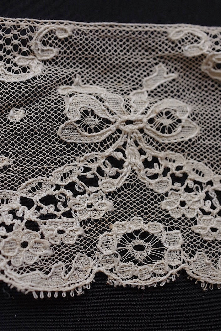 dentelle antique アンティークレース ラペット+90cm端切れ