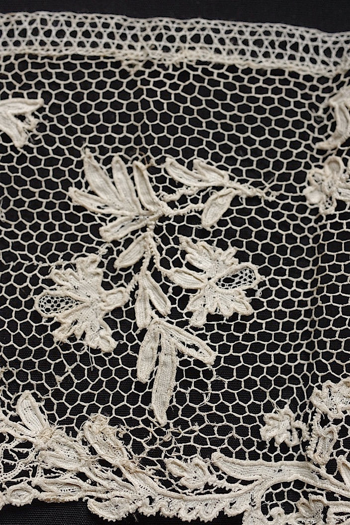 dentelle アンティークレース アランソン 290cm .FR a l'epoque