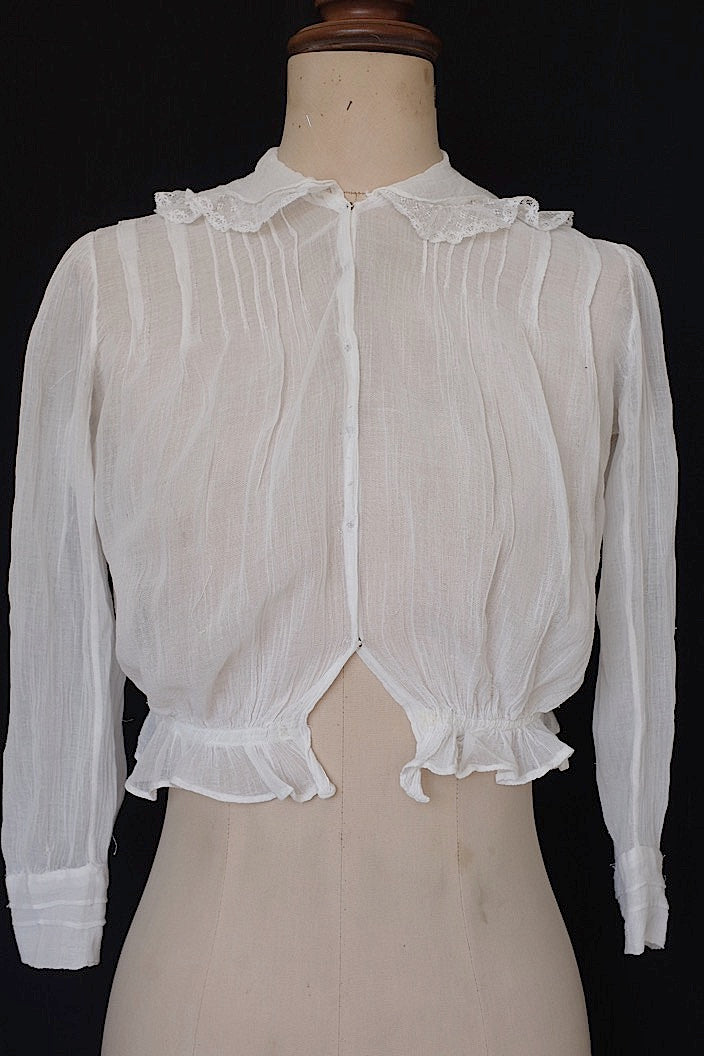 vêtement antique antique lace blouse girls size
