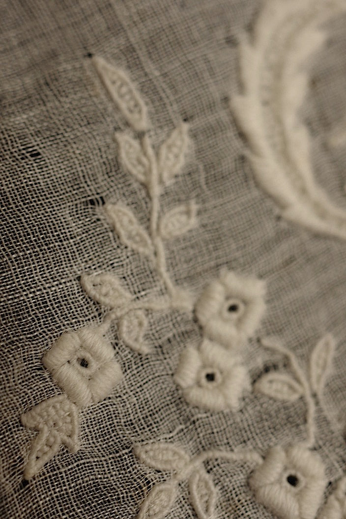 mouchoir antique アンティーク刺繍 ハンカチ3