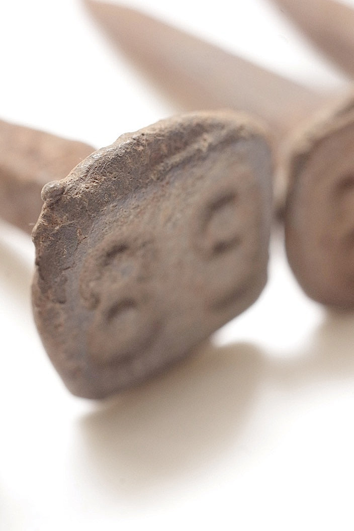 clous antique アンティーク 釘 線路用 6本 .FR a l'epoque