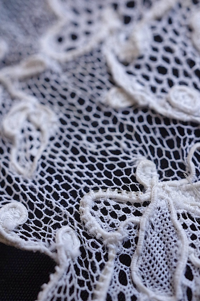 dentelle antique アンティークレース アランソンレース 130cm
