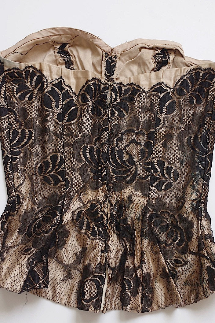 dentelle antique アンティークレース シャンティイレース+ビスティエ .FR a l'epoque