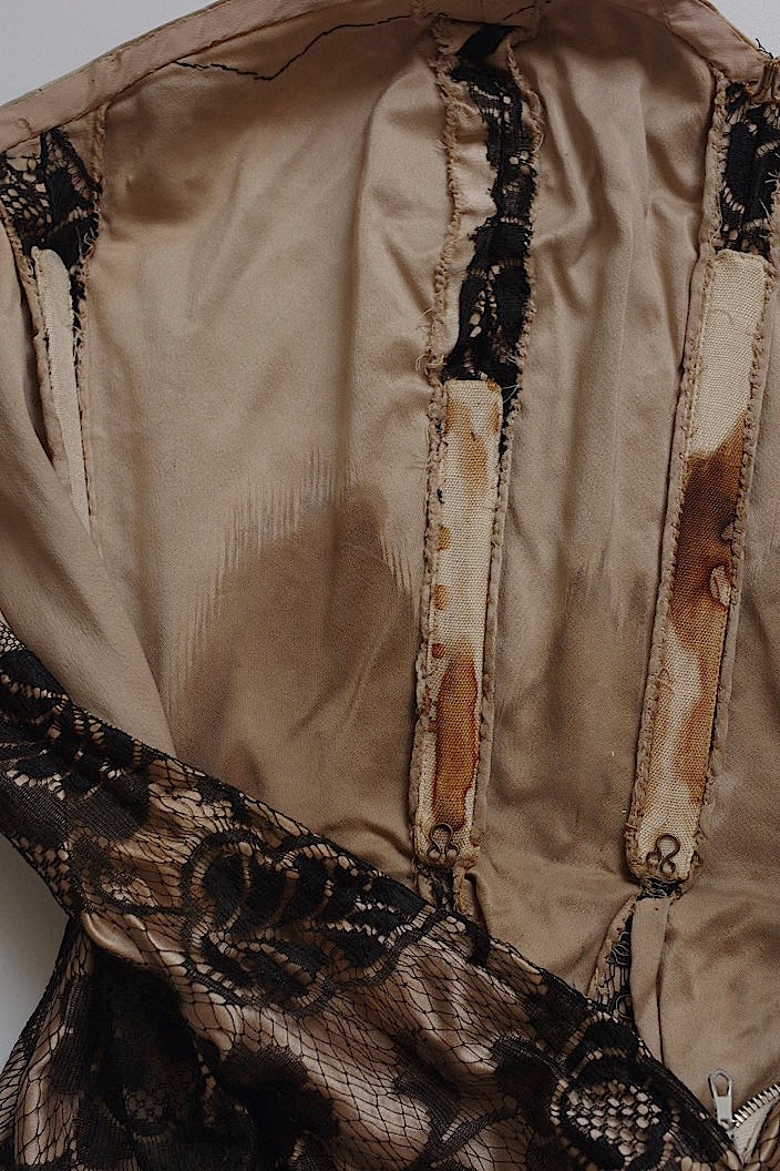 dentelle antique アンティークレース シャンティイレース+ビスティエ .FR a l'epoque