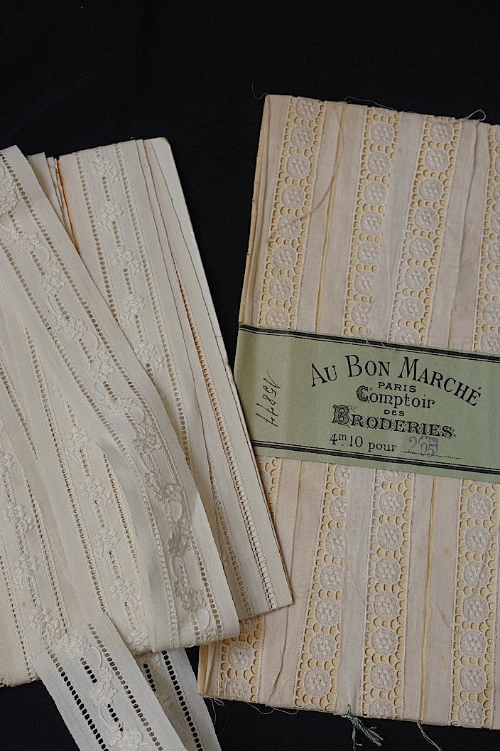 dentelle antique アンティークレース 刺繍テープ 460cm 200cm