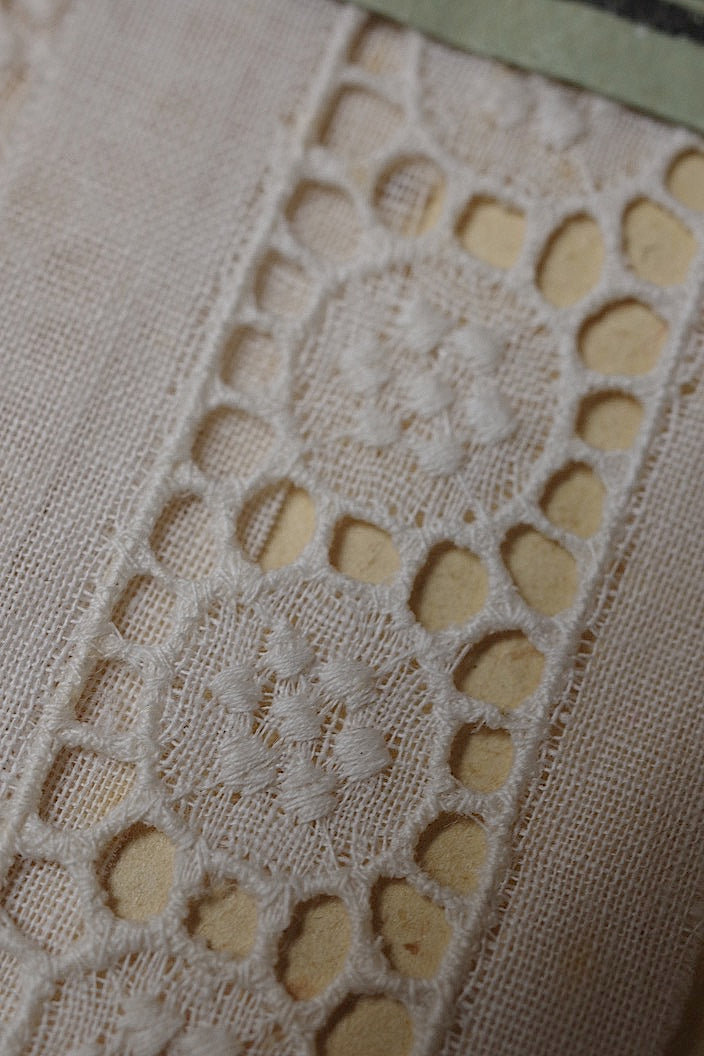 dentelle antique アンティークレース 刺繍テープ 460cm 200cm