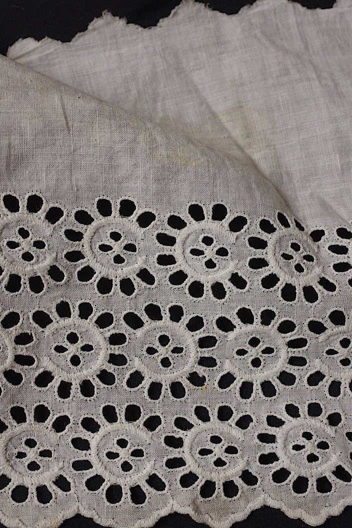 dentelle antique アンティークレース 刺繍レース470cm .FR a l'epoque