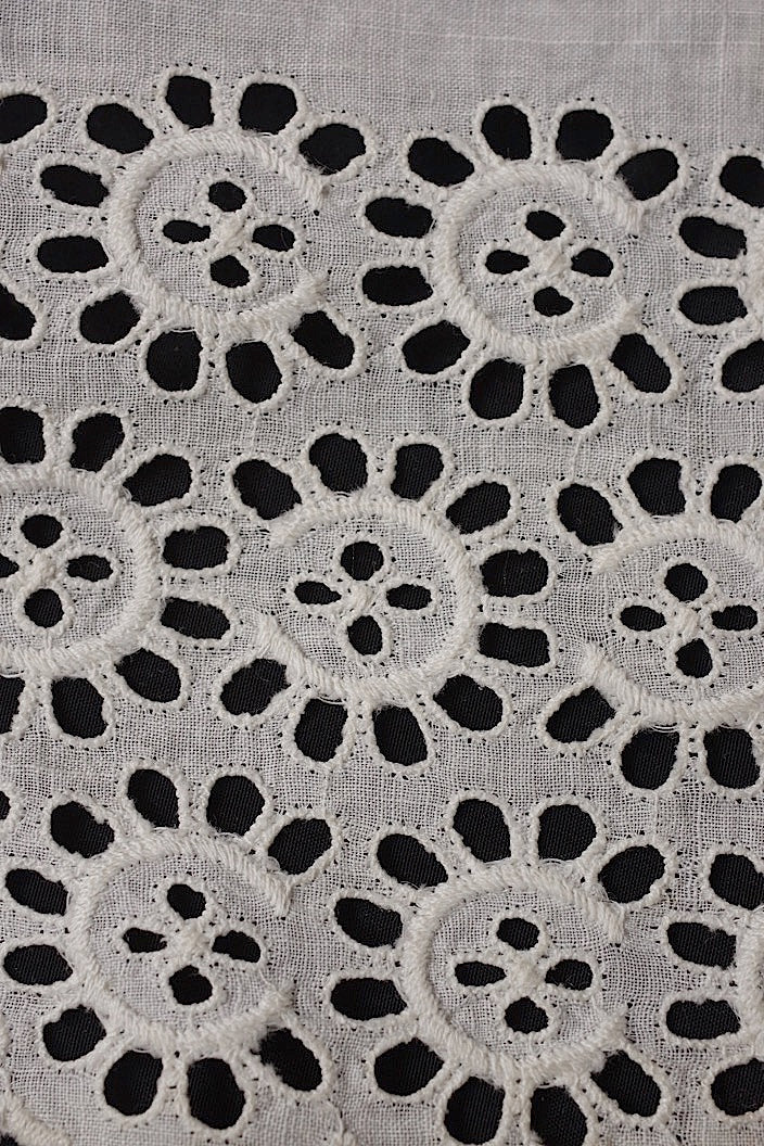 dentelle antique アンティークレース 刺繍レース470cm .FR a l'epoque