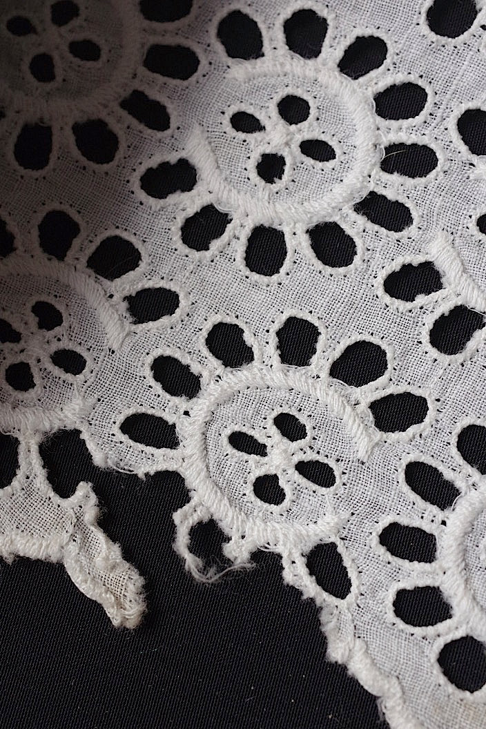 dentelle antique アンティークレース 刺繍レース470cm .FR a l'epoque