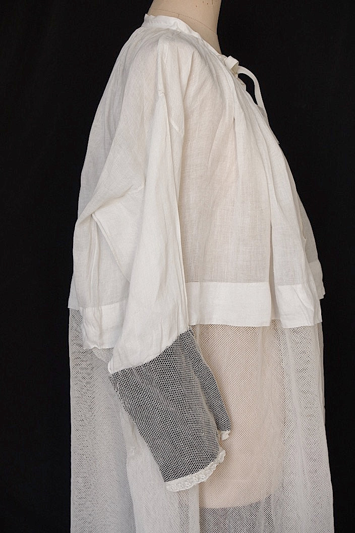 vetement antique アンティーク 教会チュニック aube4 .FR a l'epoque