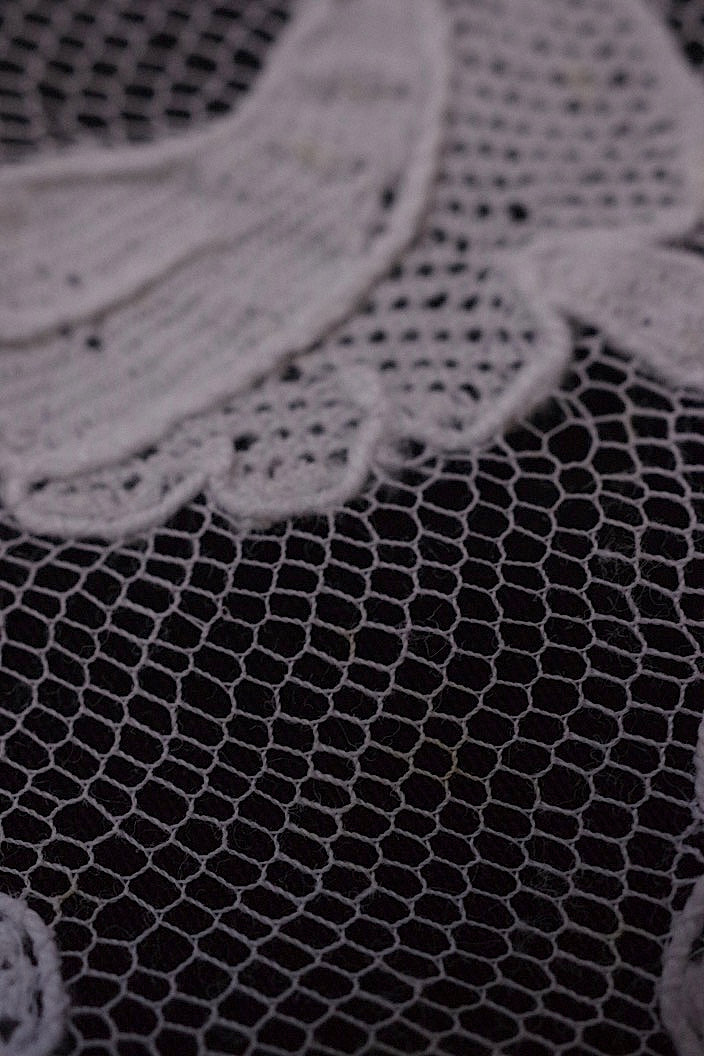 dentelle antique アンティークレース ブラノレース 2本 .FR a l'epoque