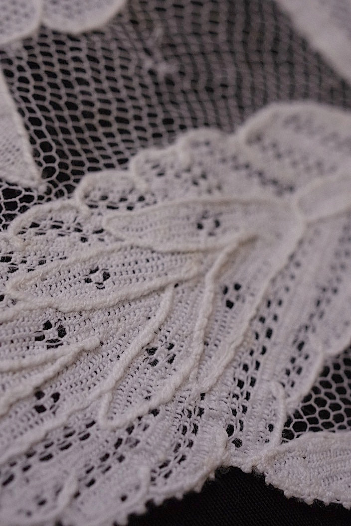 dentelle antique アンティークレース ブラノレース 2本 .FR a l'epoque
