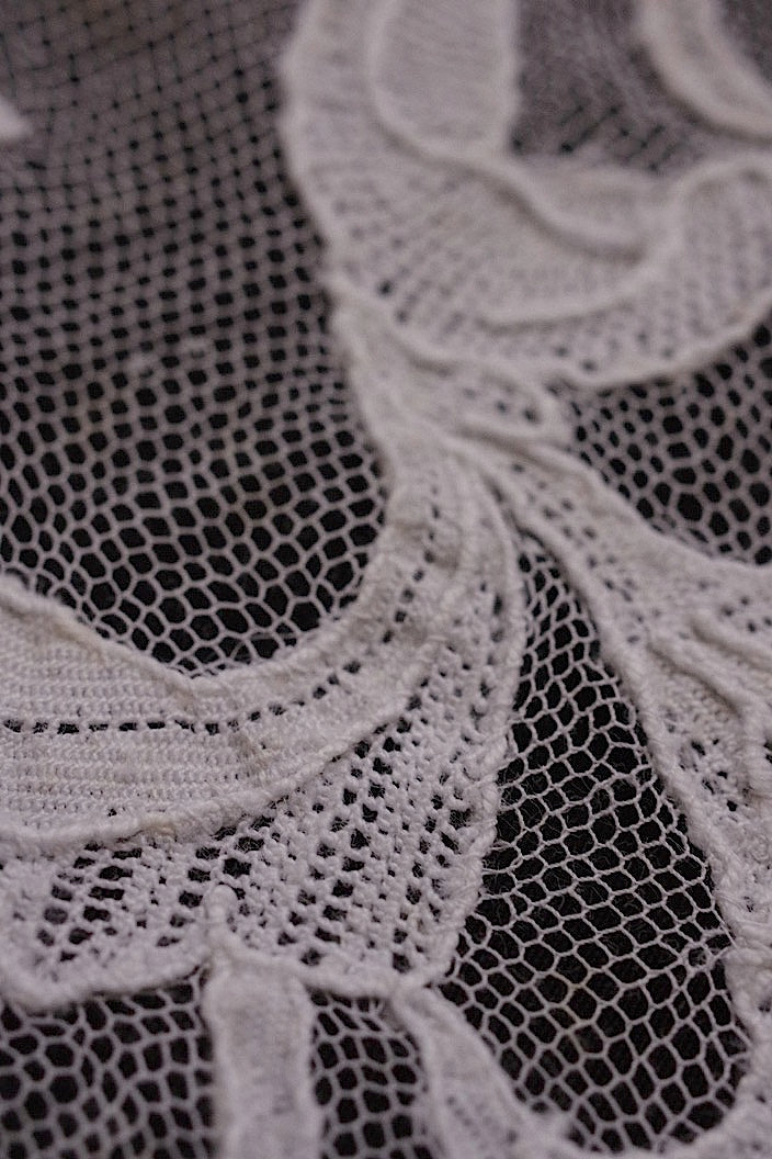 dentelle antique アンティークレース ブラノレース 2本 .FR a l'epoque