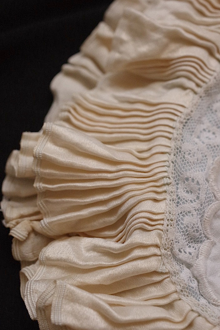 dentelle antique アンティークレース カットワーク ボネ