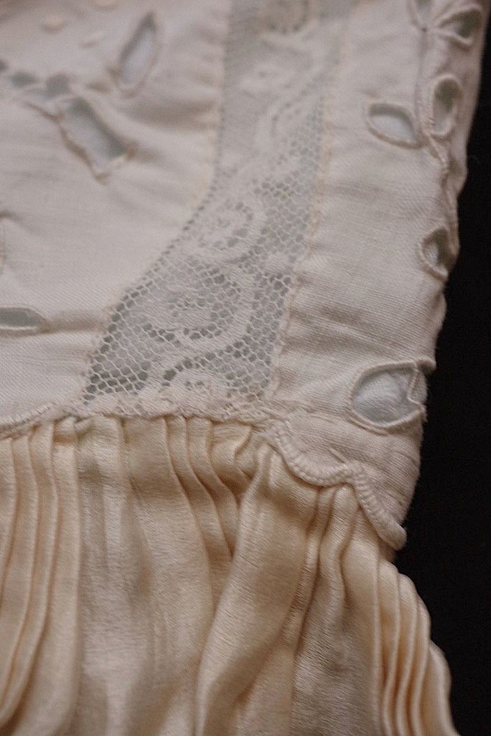 dentelle antique アンティークレース カットワーク ボネ