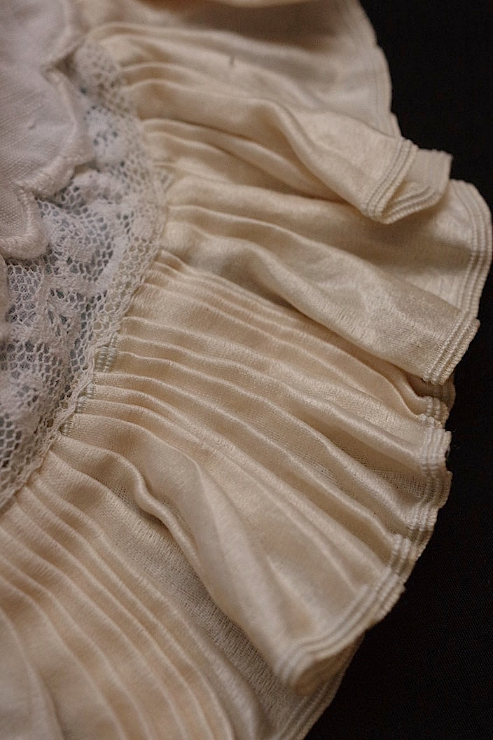 dentelle antique アンティークレース カットワーク ボネ