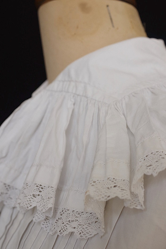 vêtement antique アンティークコットン ブラウス 1