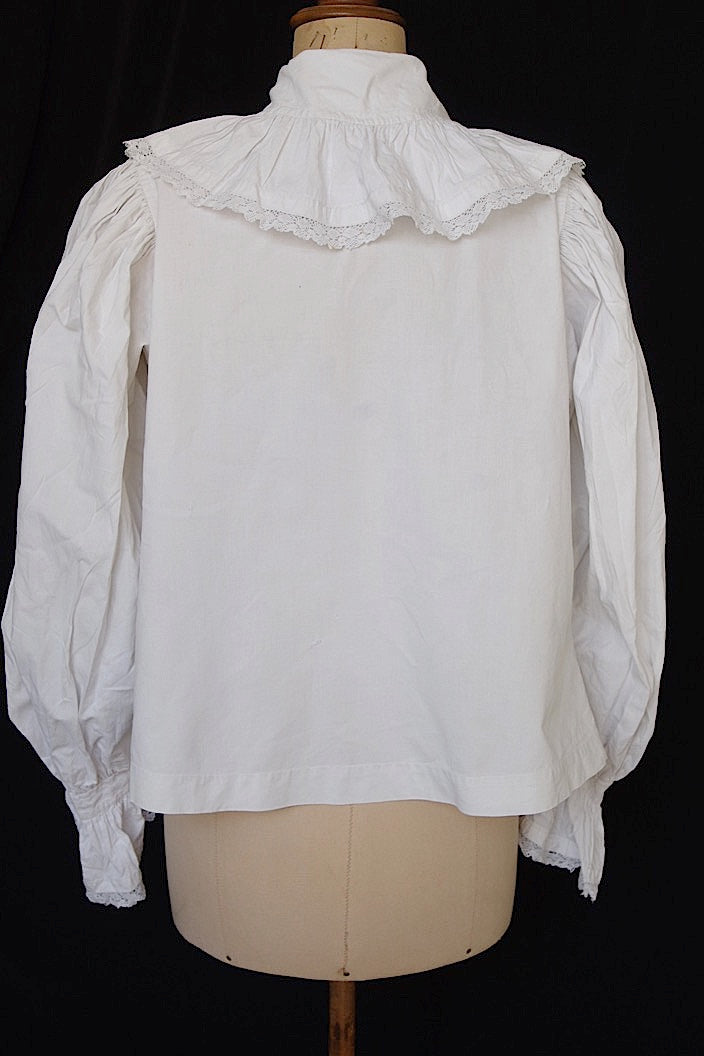 vêtement antique アンティークコットン ブラウス 1