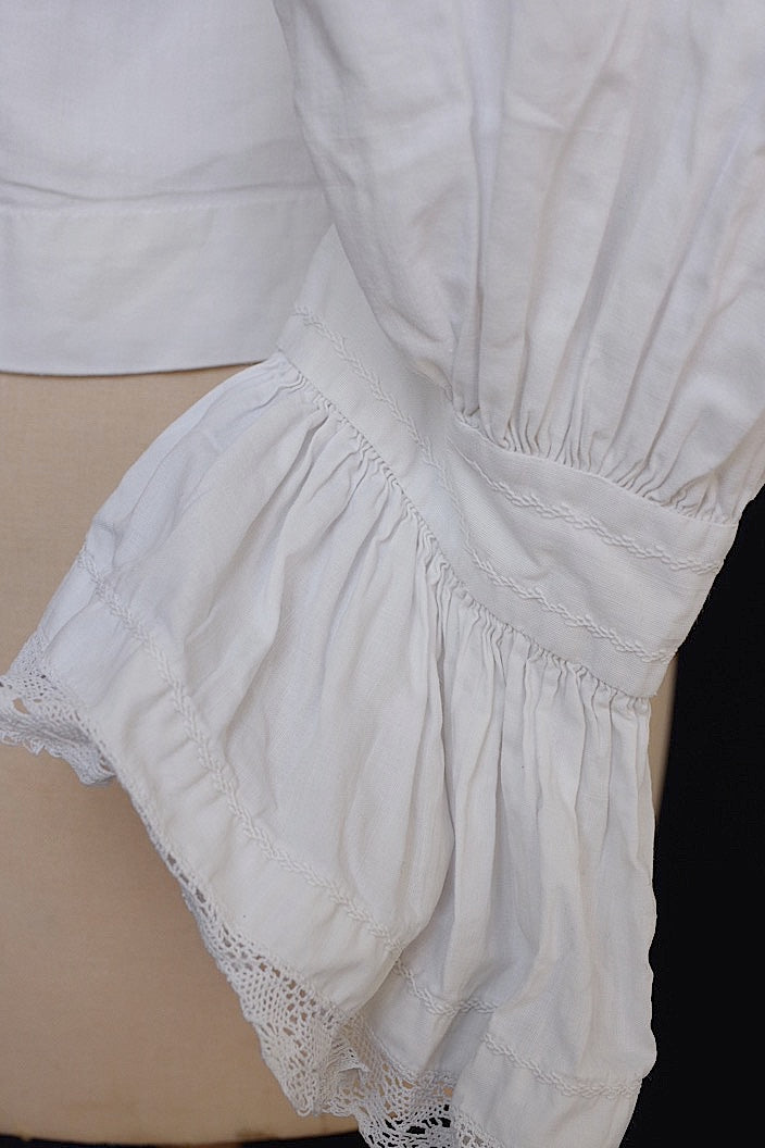 vêtement antique アンティークコットン ブラウス 1