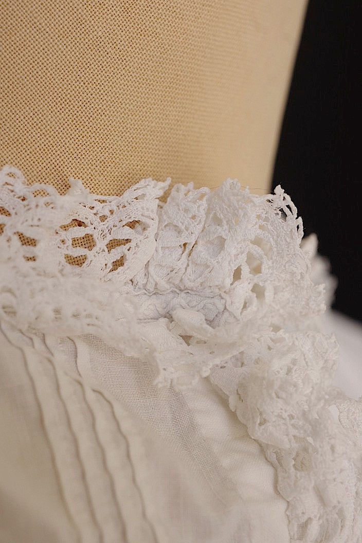 vêtement antique アンティークコットン ブラウス 3