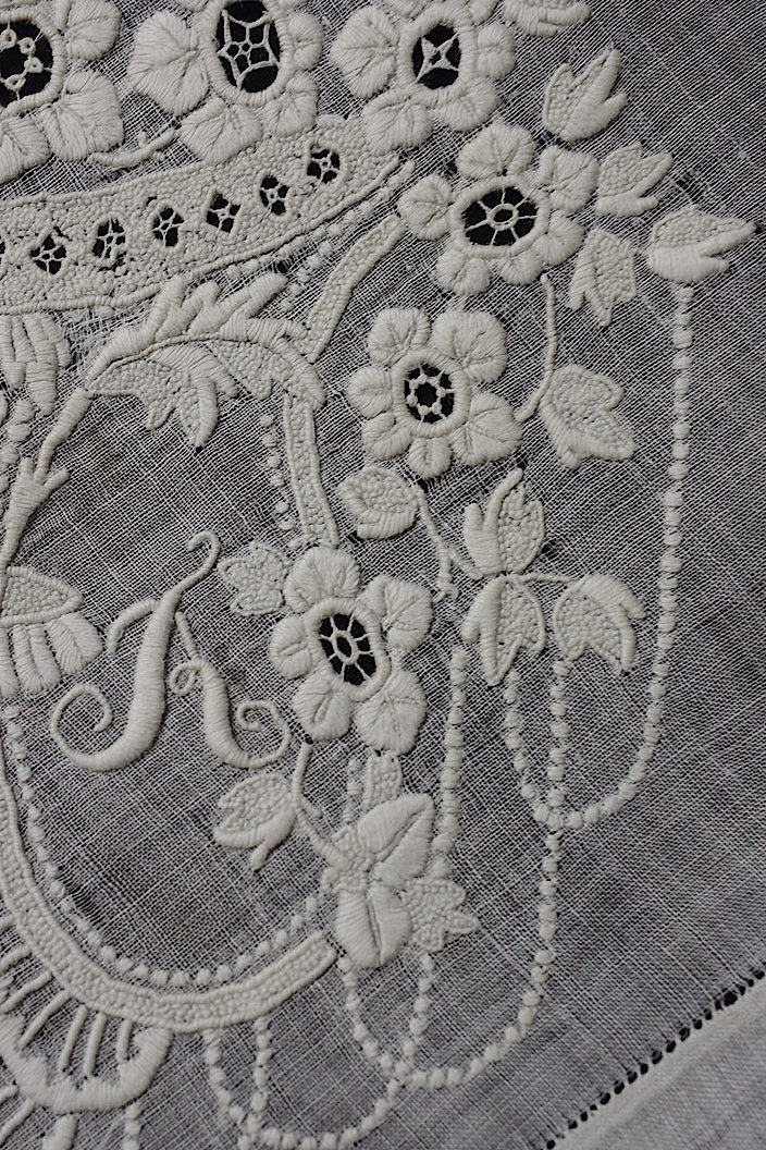 mouchoir antique アンティークハンカチ 2枚