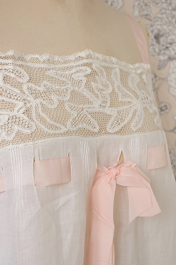 vêtement  antique アンティークコットンレースワンピース3 .FR a l'epoque