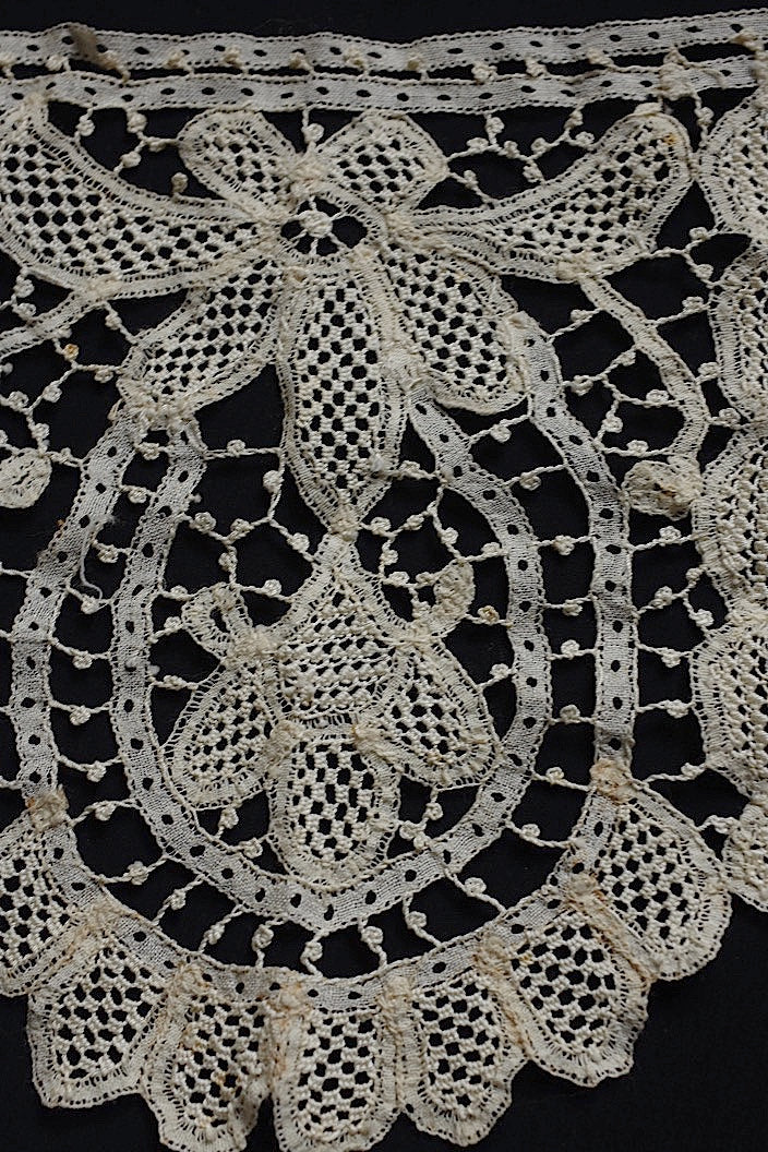 dentelle antique アンティーク bas d'aube 2本