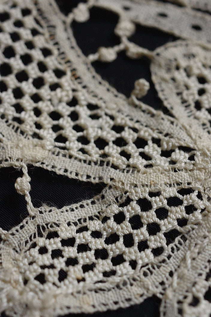 dentelle antique アンティーク bas d'aube 2本