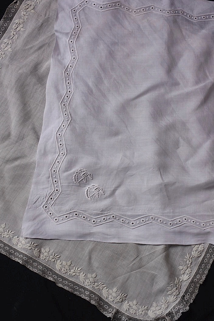 mouchoir antique アンティーク刺繍ハンカチ 4
