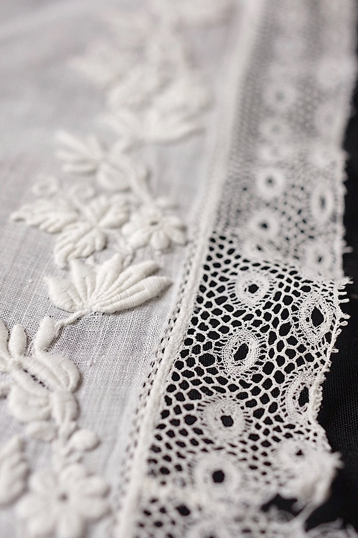 mouchoir antique アンティーク刺繍ハンカチ 4