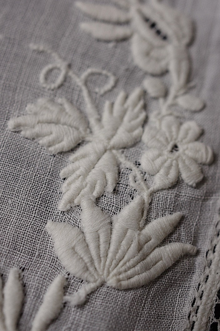 mouchoir antique アンティーク刺繍ハンカチ 4