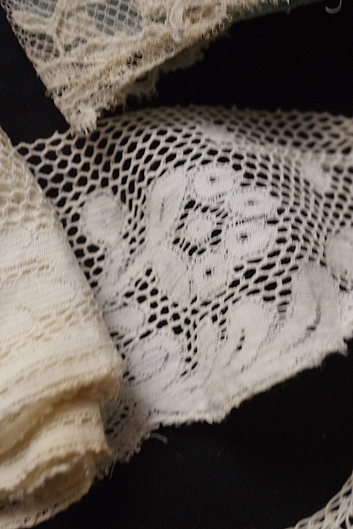 dentelle antique アンティークレース 5種 lot