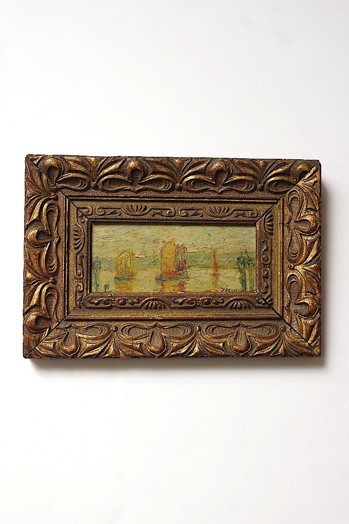 tableau antique アンティーク 油絵 .FR a l'epoque