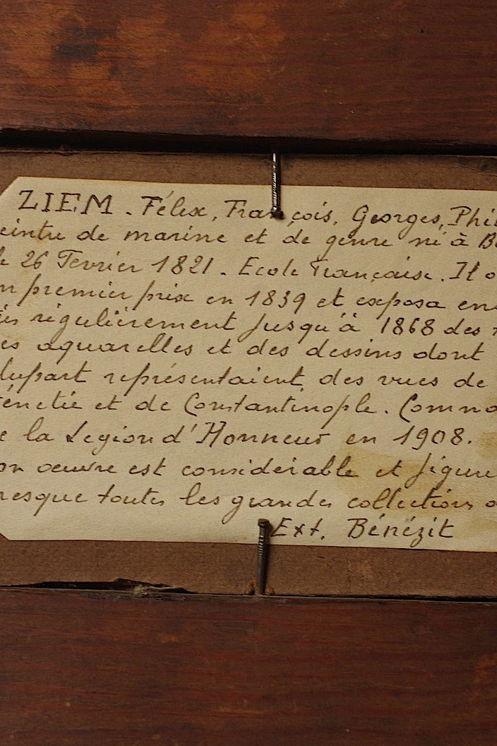 tableau antique アンティーク 油絵 .FR a l'epoque