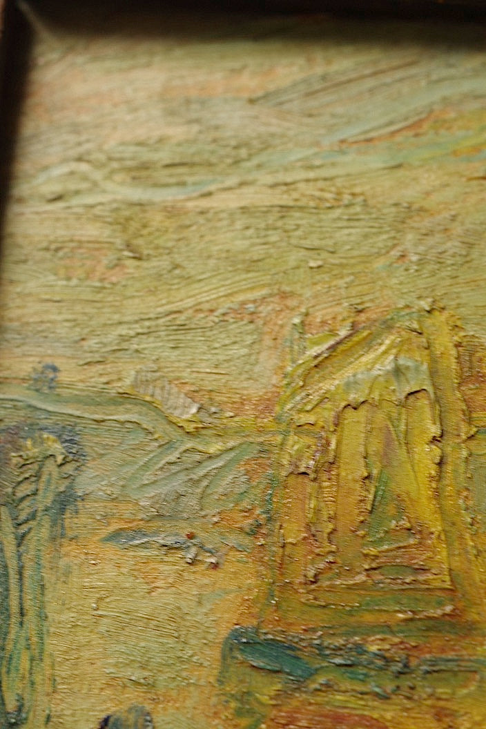 tableau antique アンティーク 油絵 .FR a l'epoque