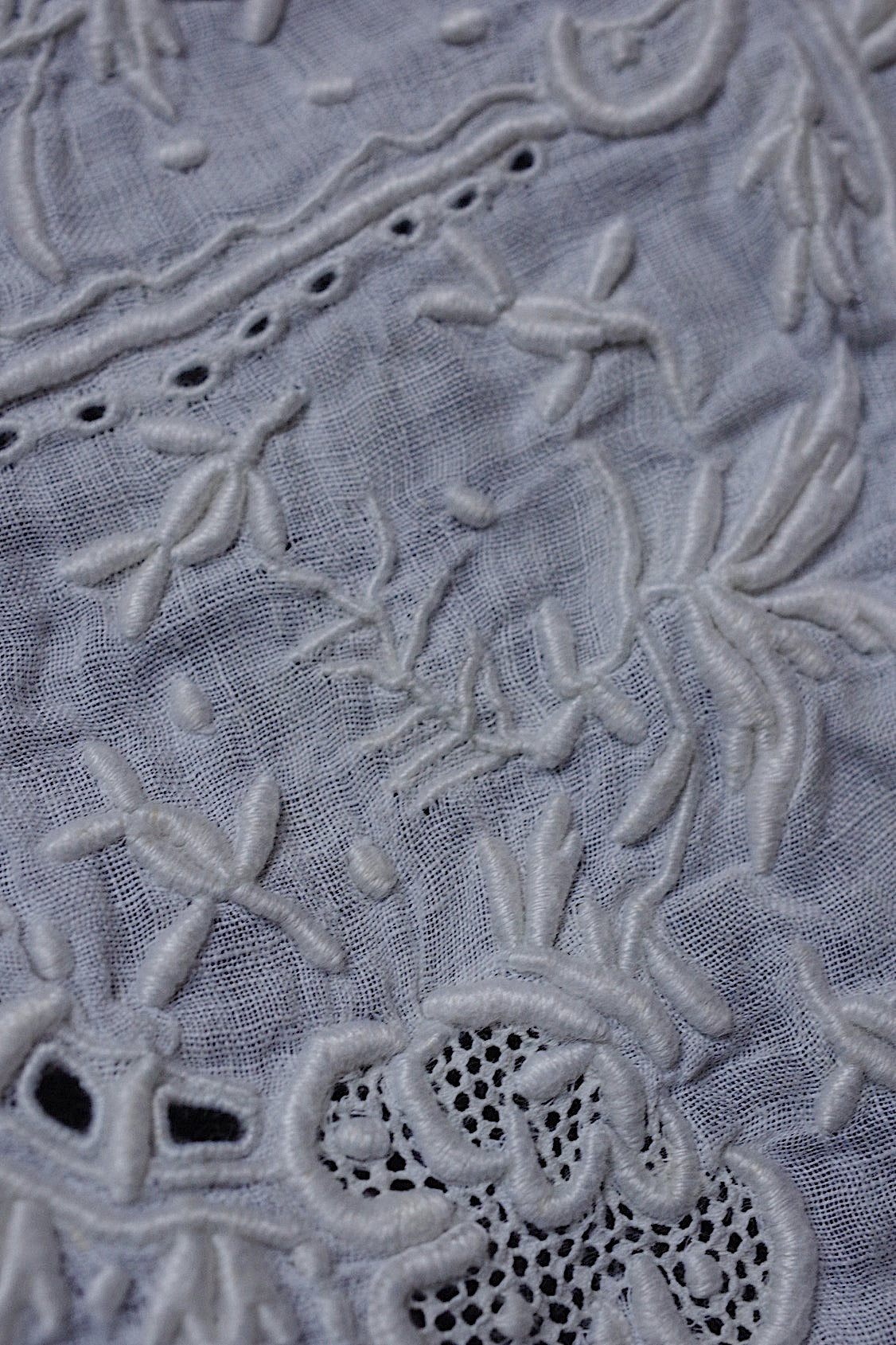 dentelle antique アンティークレースボネとえり bonnet et col
