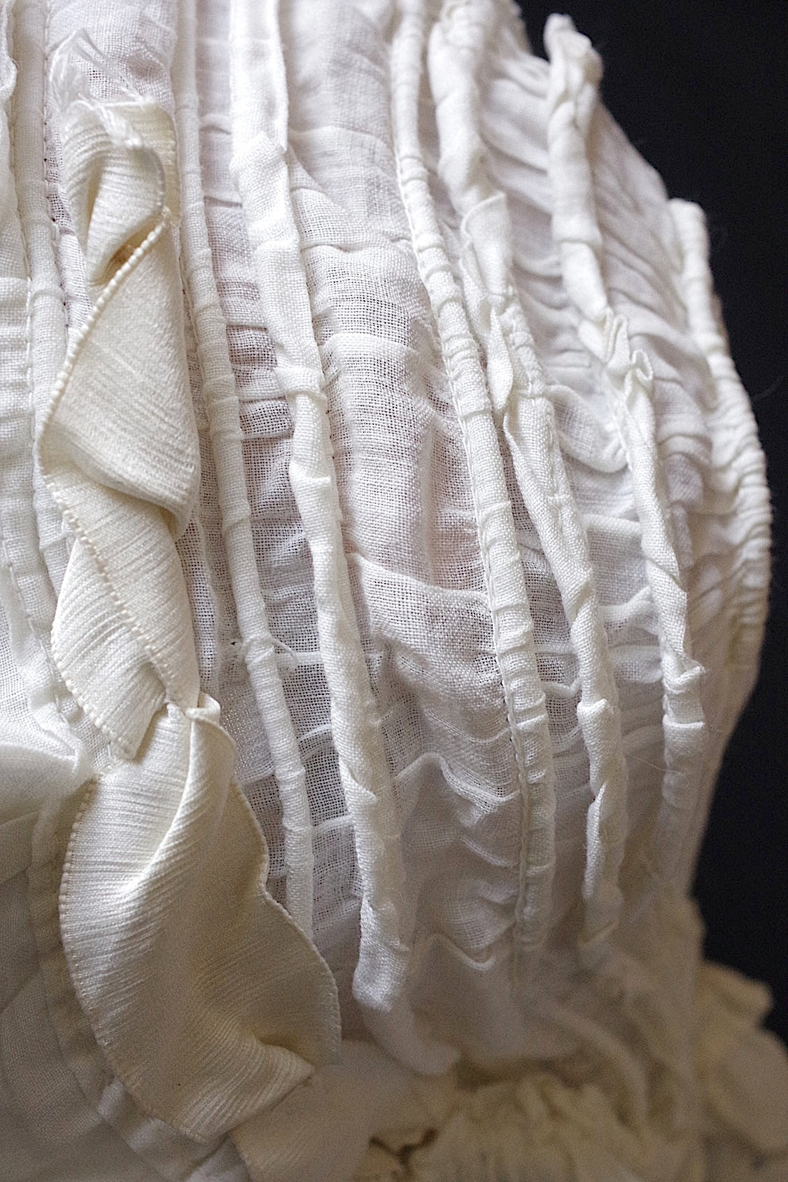dentelle antique アンティークレースボネとえり bonnet et col