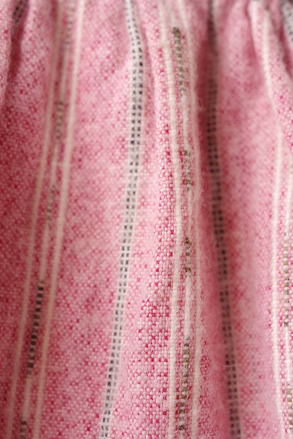 vêtement antique アンティークスカート ピンクストライプ .FR a l'epoque