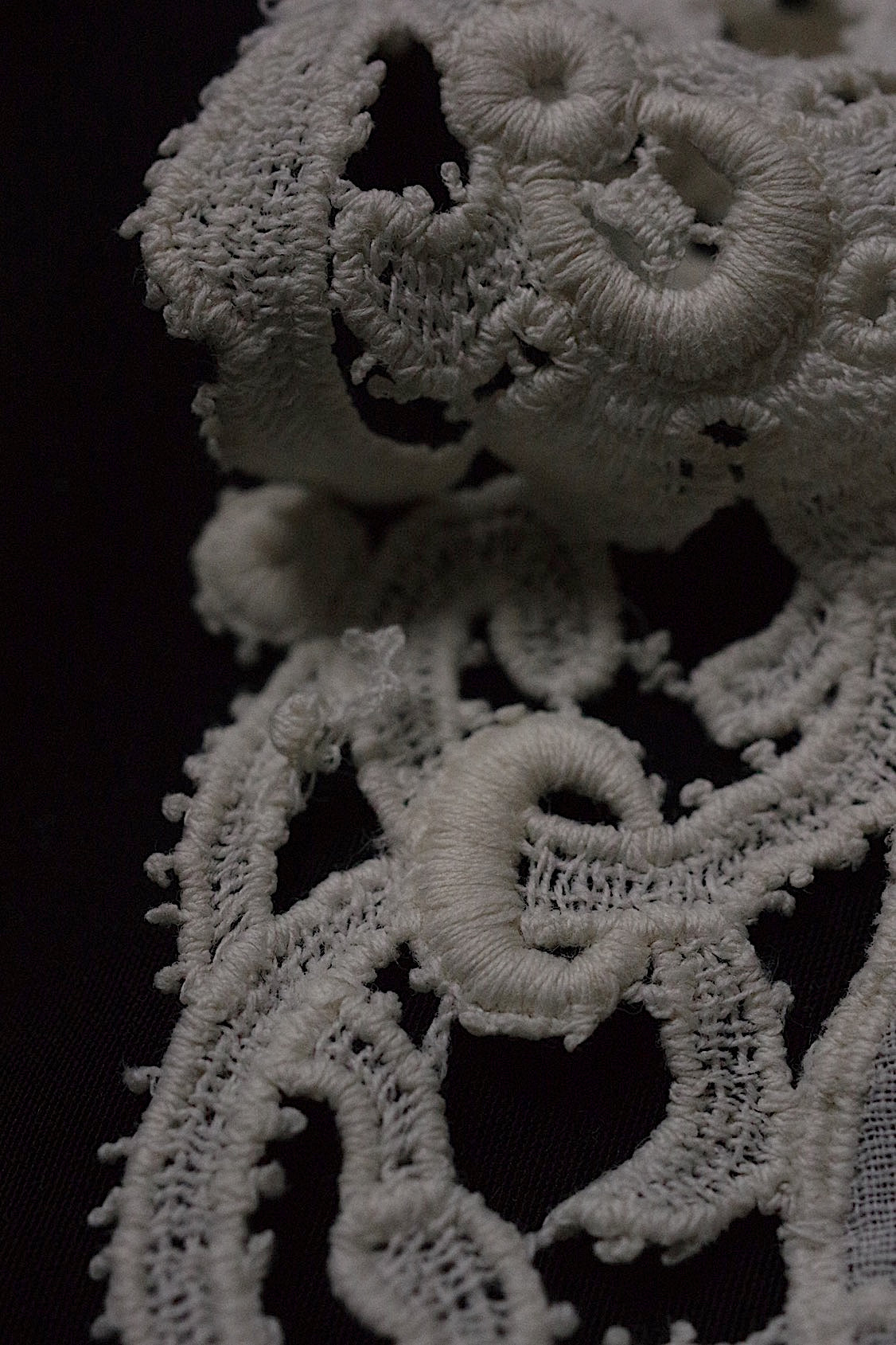 dentelle antique アンティークレース 襟2つ