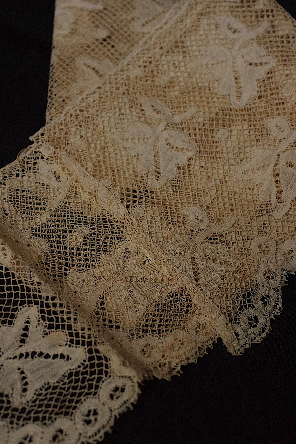 dentelle antique アンティークレース 170cm 330cm