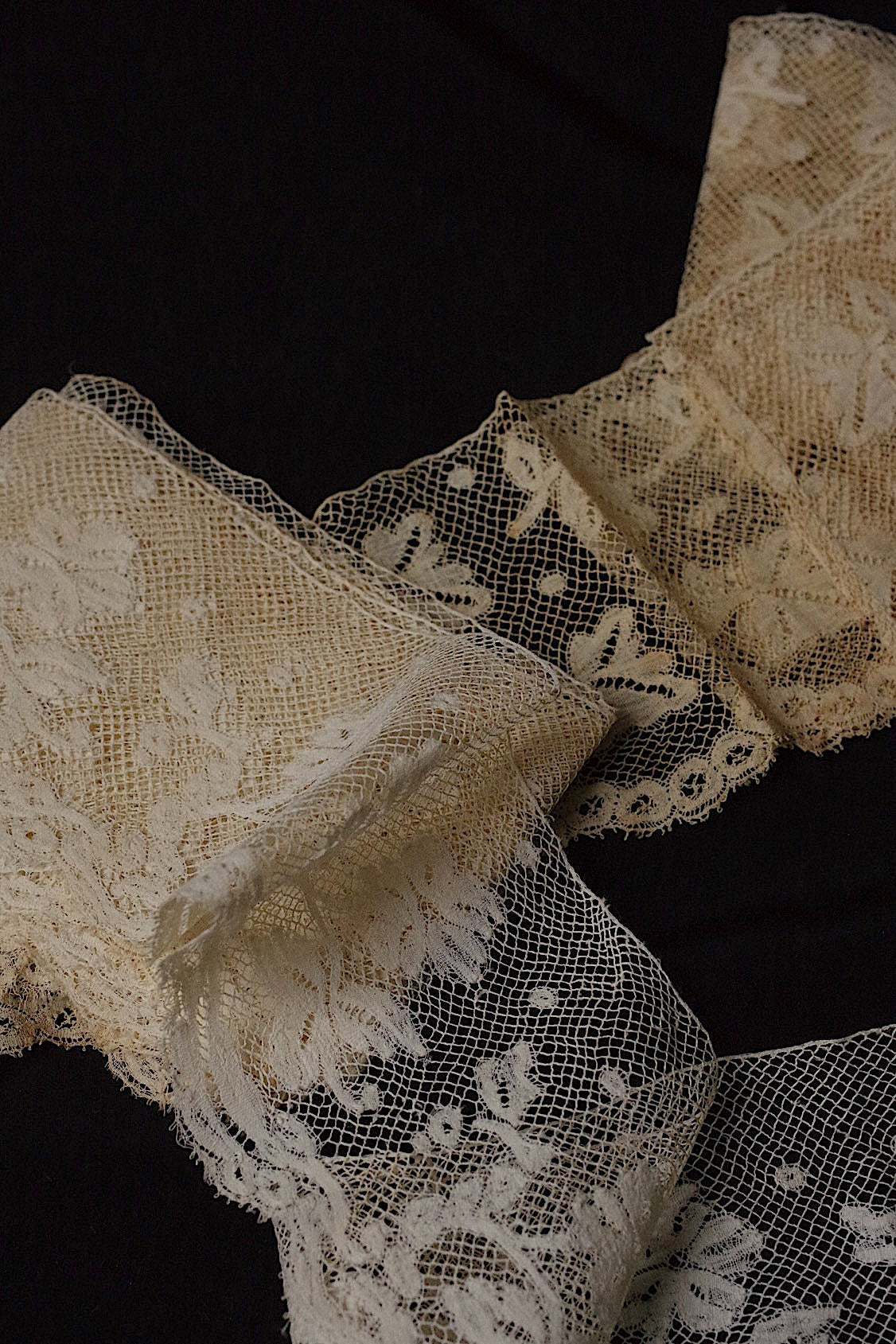 dentelle antique アンティークレース 170cm 330cm
