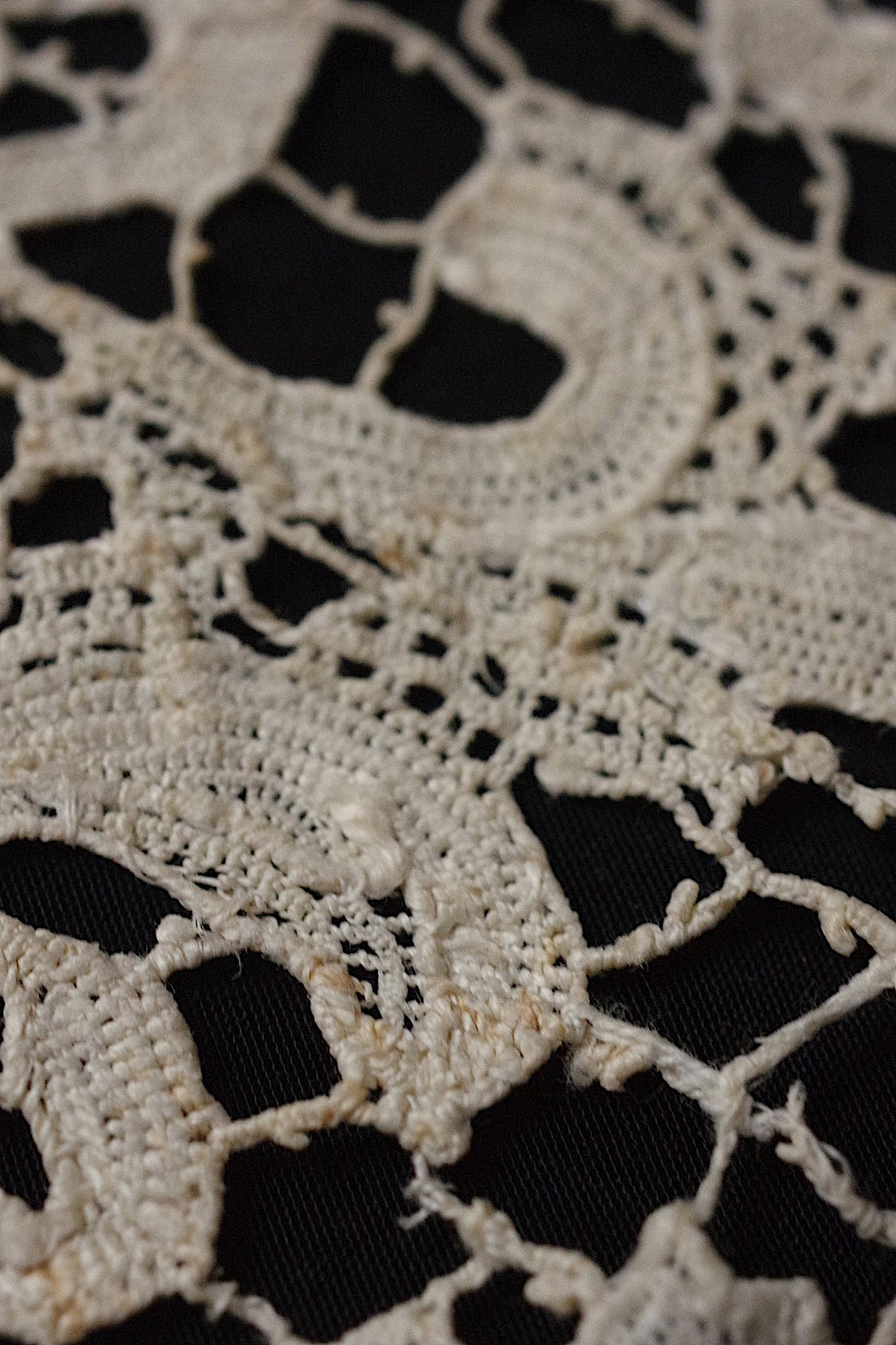 dentelle antique アンティークレース ラペット1