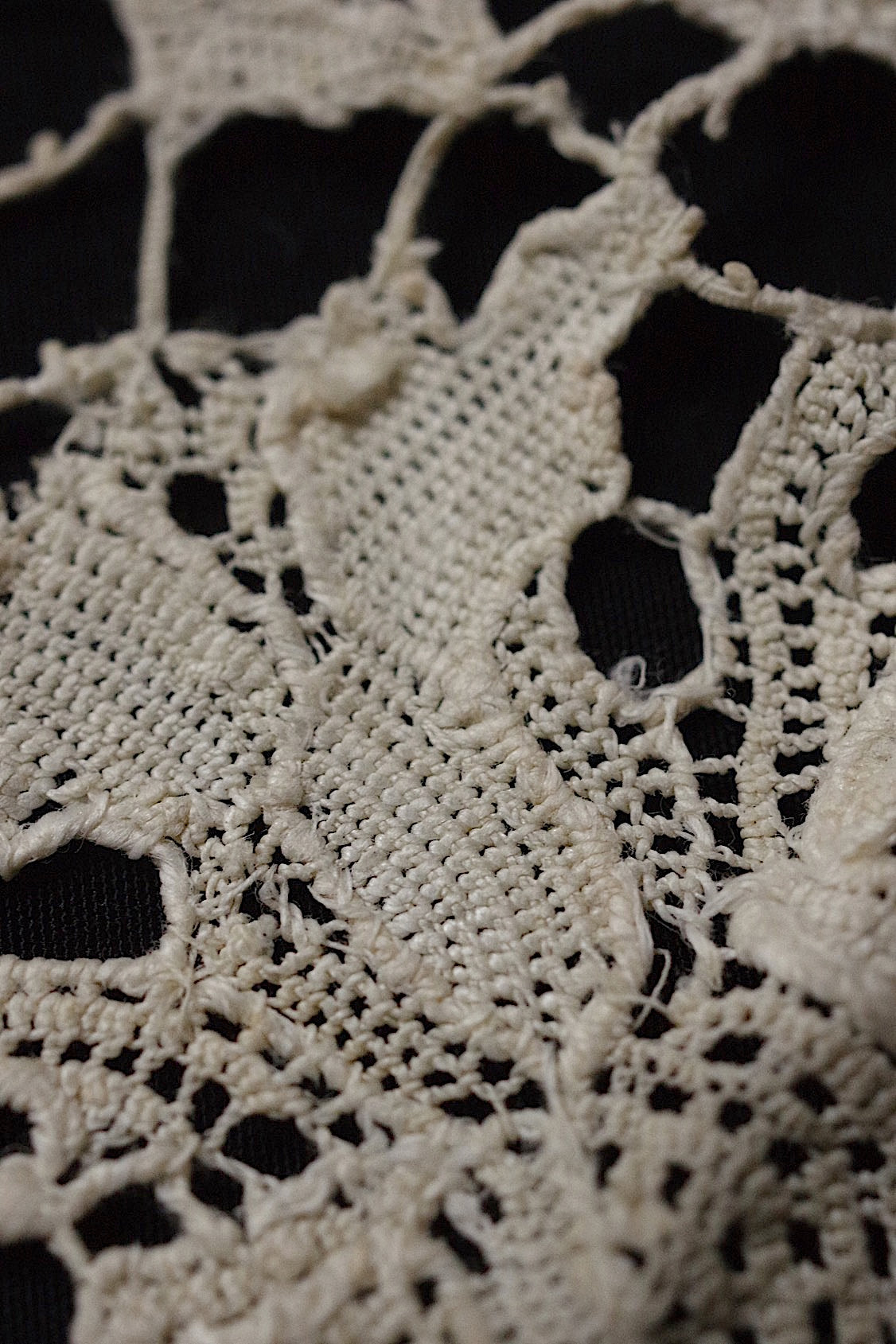 dentelle antique アンティークレース ラペット1