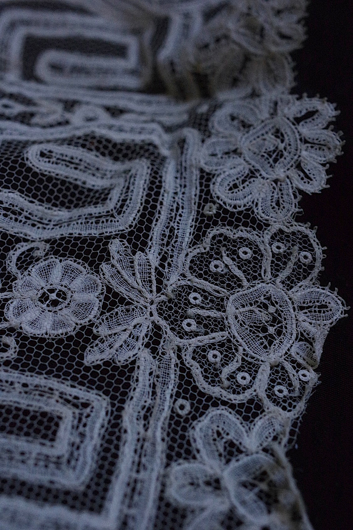dentelle antique アンティークレース ケープ