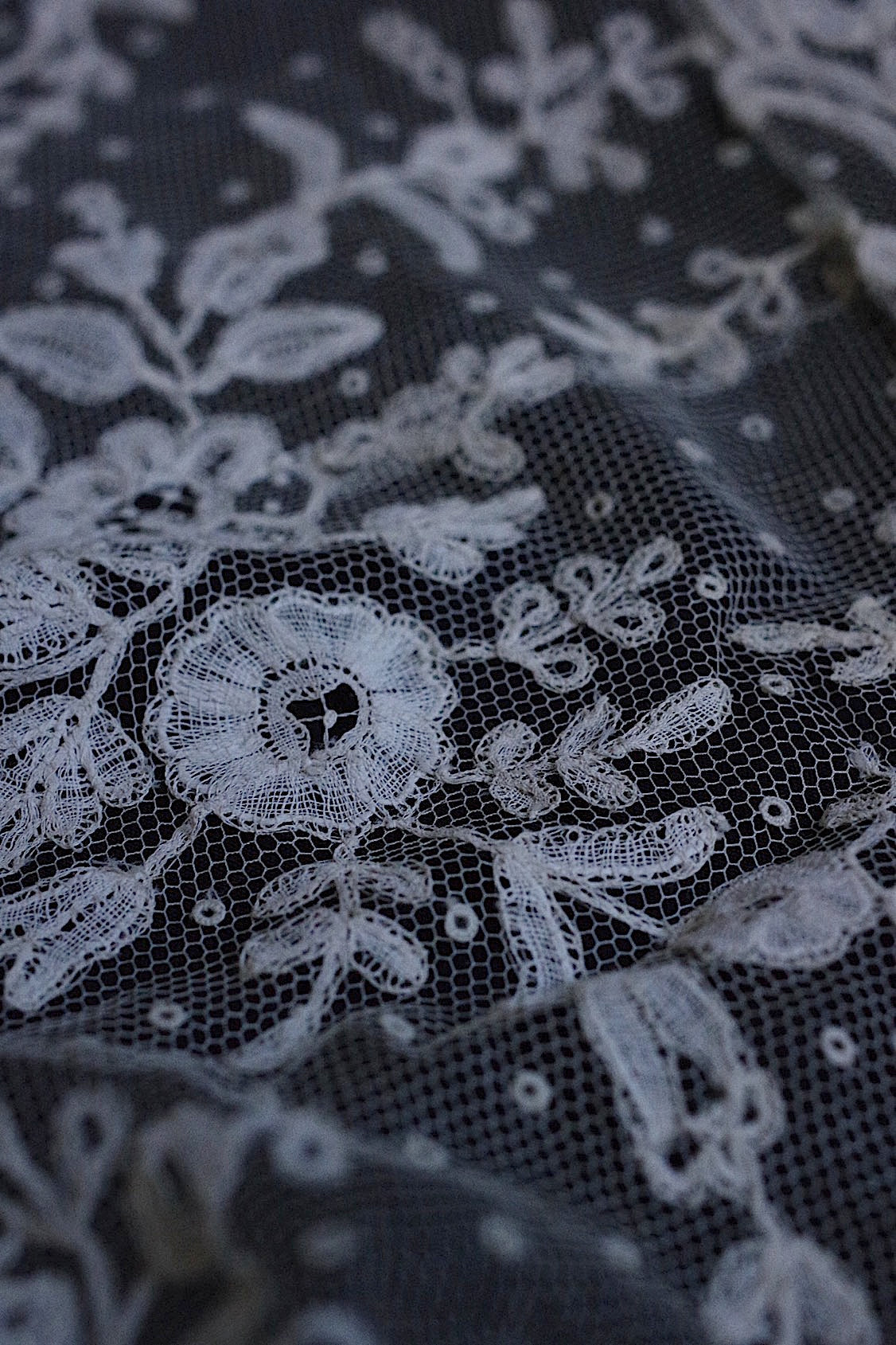 dentelle antique アンティークレース ケープ