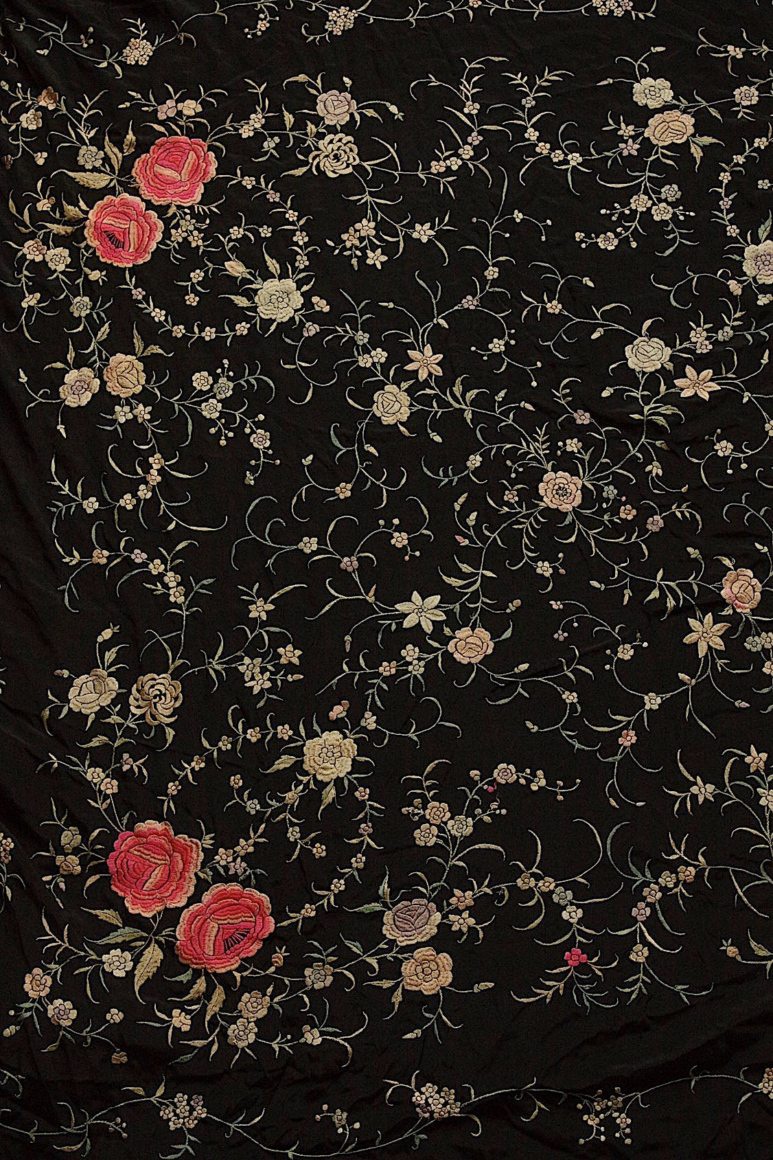 châle antique アンティークショール シノワズリー .FR a l'epoque